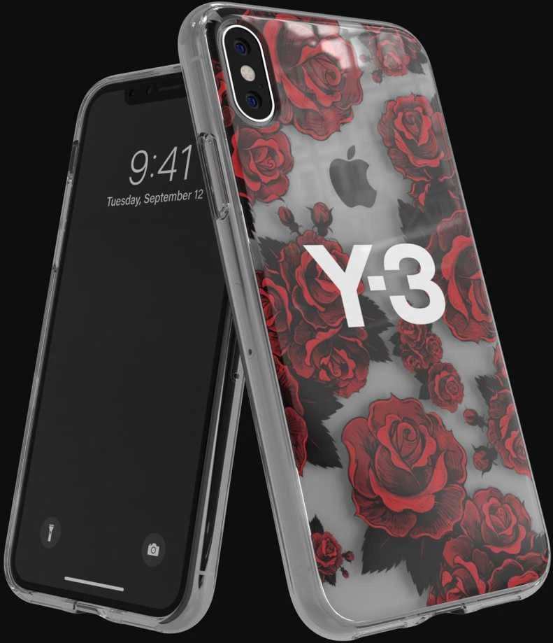 DĖKLAS ADIDAS Y-3 SNAP CASE FLOWER GRAPHIC IPHONE X / XS CLEAR