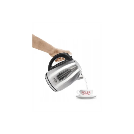 Adler | Virdulys | AD 1223 | Standard | 2200 W | 1.7 L | Nerūdijantis plienas | 360° rotational base | Nerūdijantis plienas