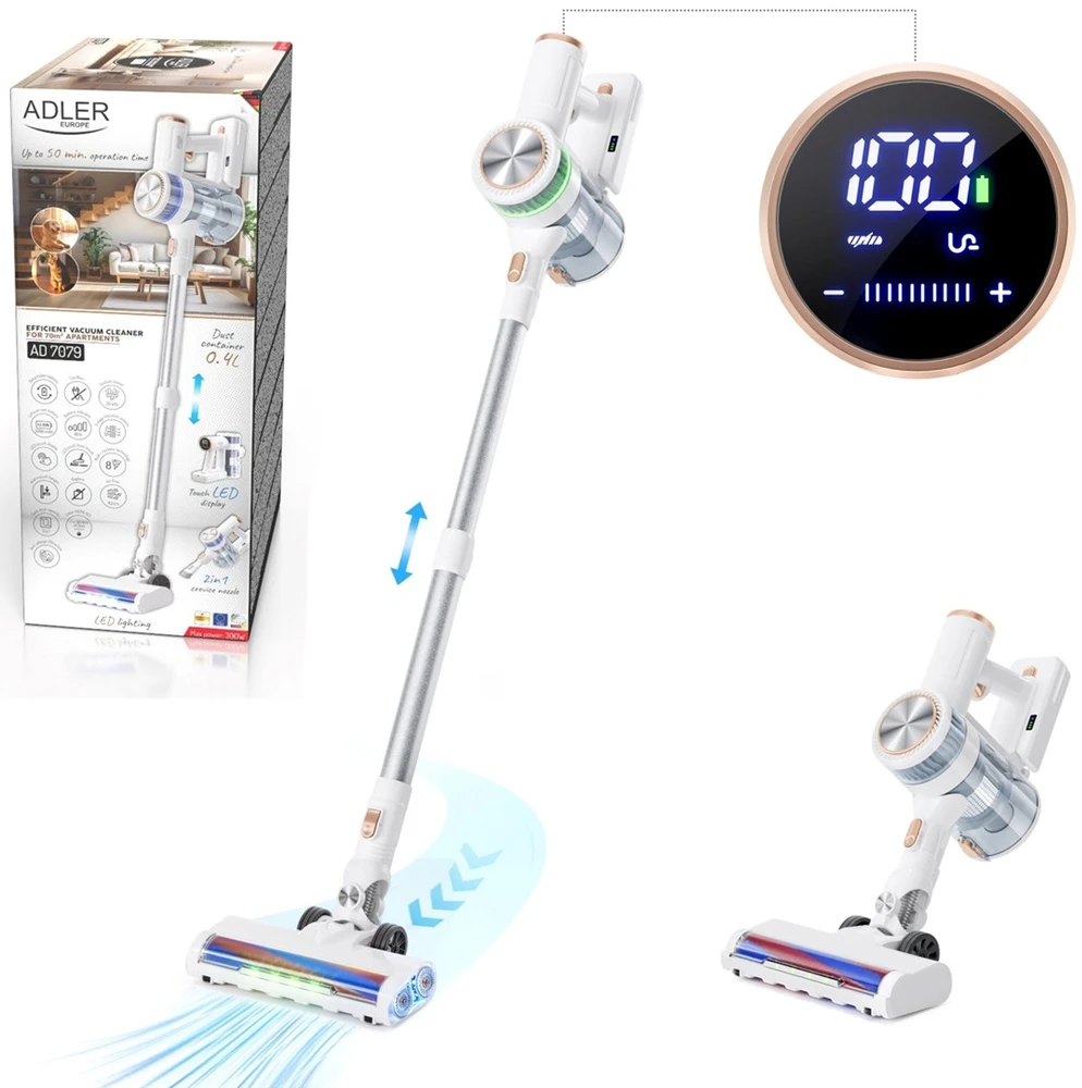 ADLER AD 7079 belaidis vertikalus dulkių siurblys