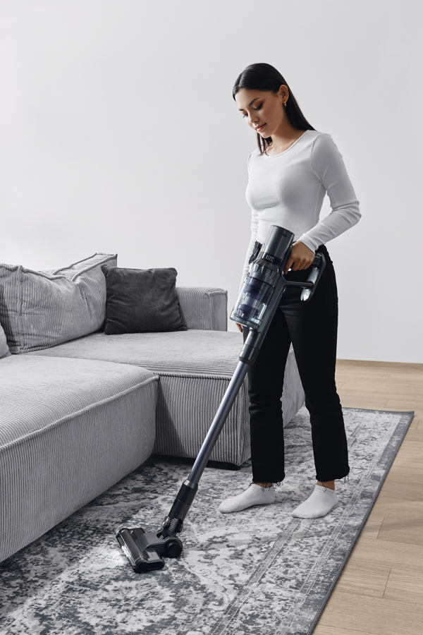 Belaidis dulkių siurblys šluota Aeno Cordless vacuum cleaner SC3, Turbo režimas, su led pašvietimu, plaunamas filtras
