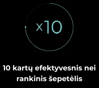 AENO Sonic elektrinis dantų šepetėlis, DB8: Baltas, 3 režimai, 3 šepetėlių galvutės + 1 valymo įrankis, 1 veidrodis, 30000 aps./min., 100 dienų be įkrovimo, IPX7