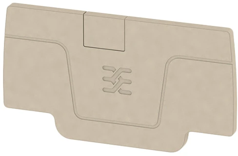 AEP 2C 2.5 serijos galinis dangtelis, smėlio sp., Weidmuller