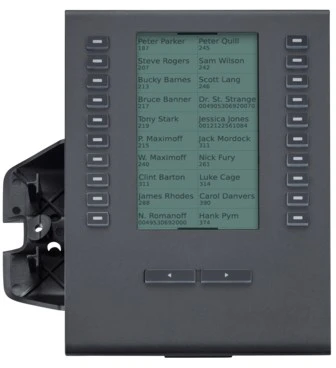 AEW Auerswald COMfortel D-XT20i IP išplėtimo modulis Juoda 20 mygtukai