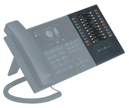 AEW Auerswald COMfortel D-XT20i IP išplėtimo modulis Juoda 20 mygtukai