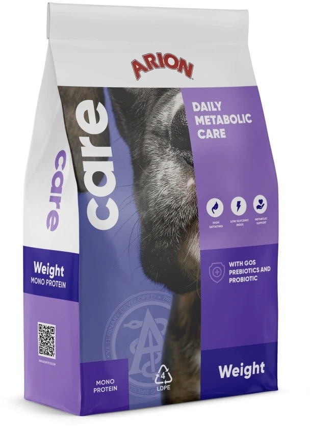 AIN ARION Care Weight Daily Metabolic Mono – sausas Maistas šunims – 12kg