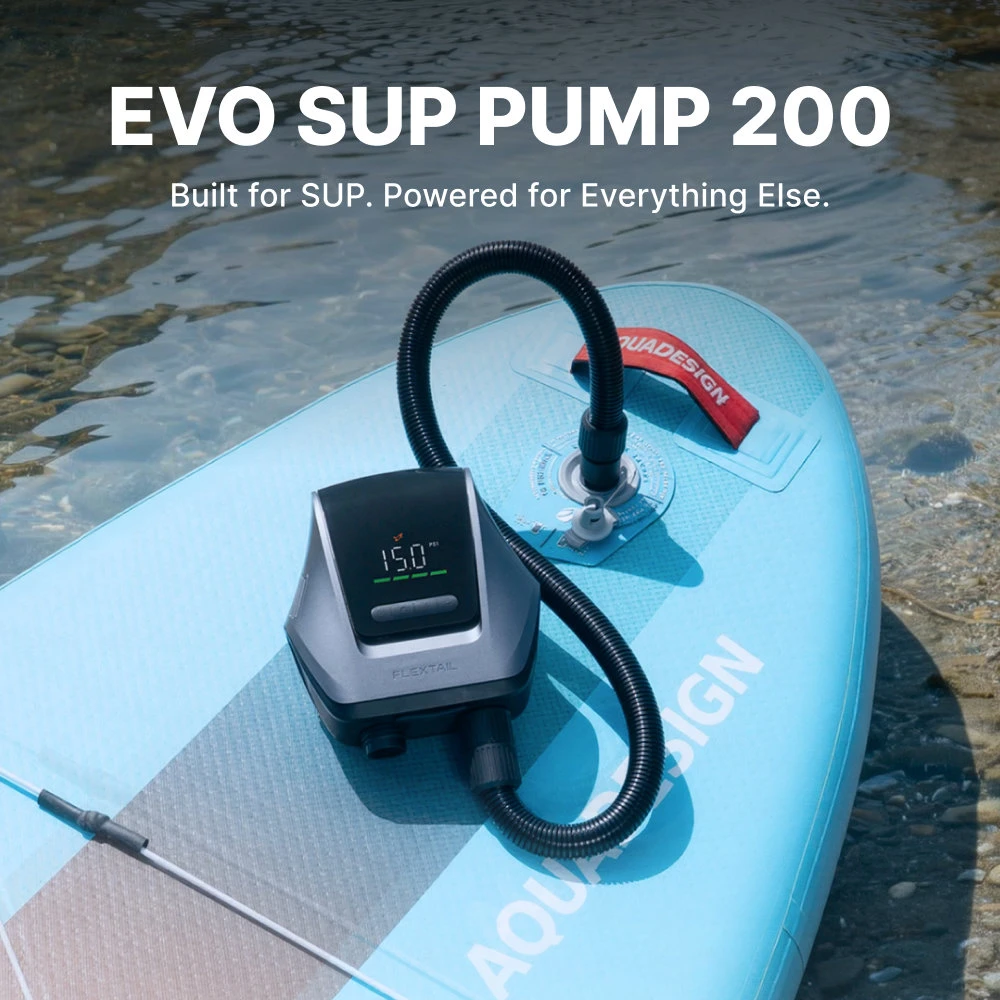 SUP Pump Flextail EVO SUP PUMP 200 (pilkas)