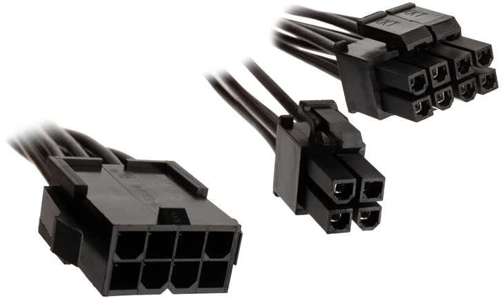 Akasa 8-pin EPS to 8-pin EPS + 4-pin ATX adapter cable
