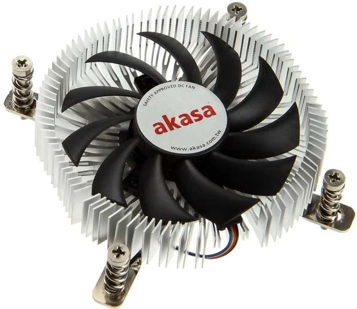 Akasa AK-CC7129BP01 Low Profile procesoriaus aušintuvas – 74mm