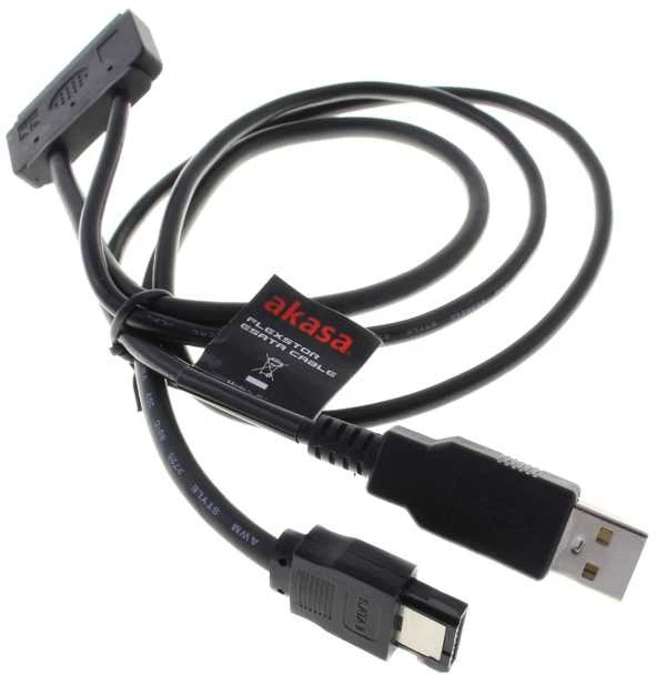 Akasa Flexstor eSATA laidas skirtas 2,5" SATA HDD ir SSD