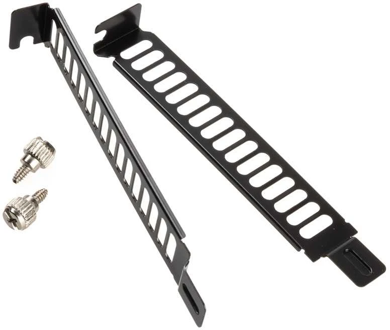 Akasa PCI slot bracket 2-pack - juodos spalvos