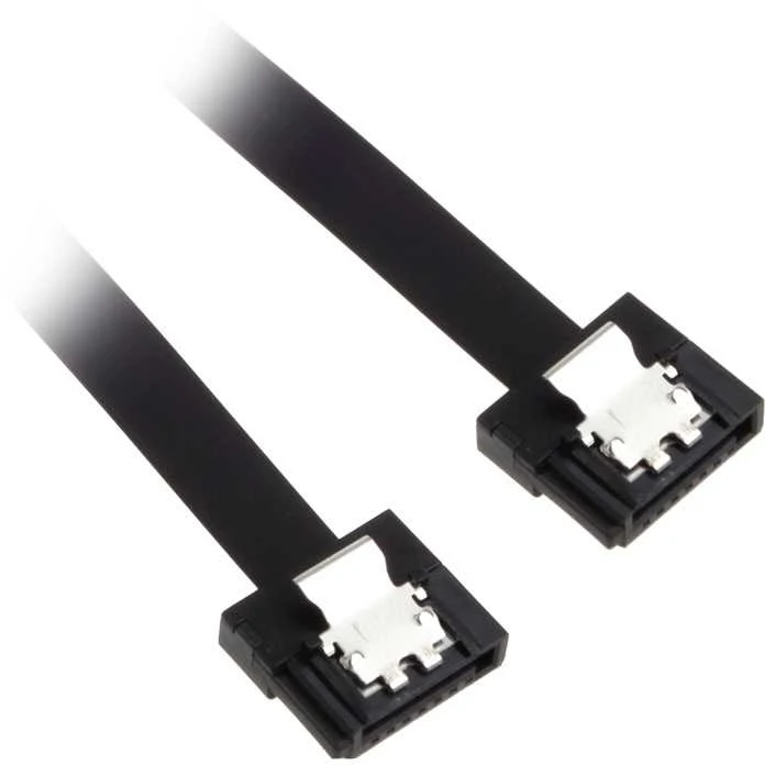 Akasa Proslim SATA 3 laidas 30cm tiesus – juodas