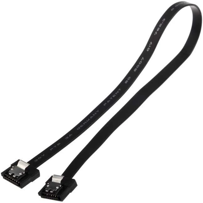 Akasa Proslim SATA 3 laidas 30cm tiesus – juodas