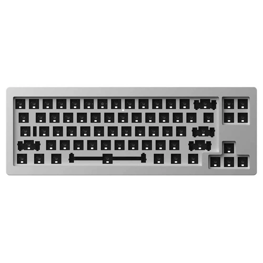 Akko MonsGeek M7 VIA Barebone Žaidimų klaviatūra, 65%, Hot-Swappable, RGB, ANSI išdėstymas – sidabro spalvos