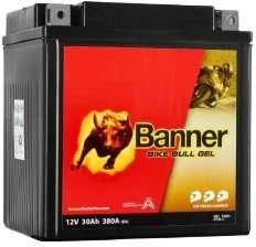 BANNER Bike Bull GEL 30Ah 360A (EN) akumuliatorius