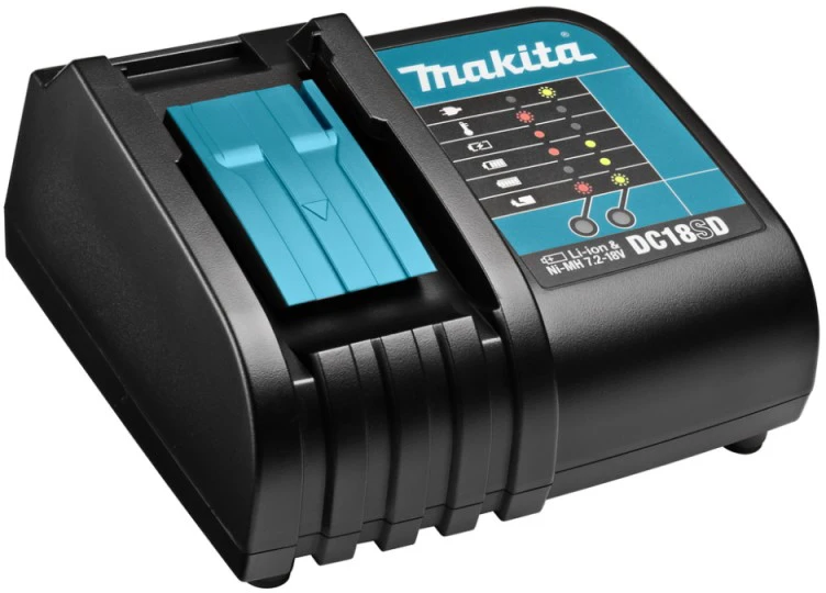 Akumuliatorių įkroviklis MAKITA DC18SD 14,4-18V