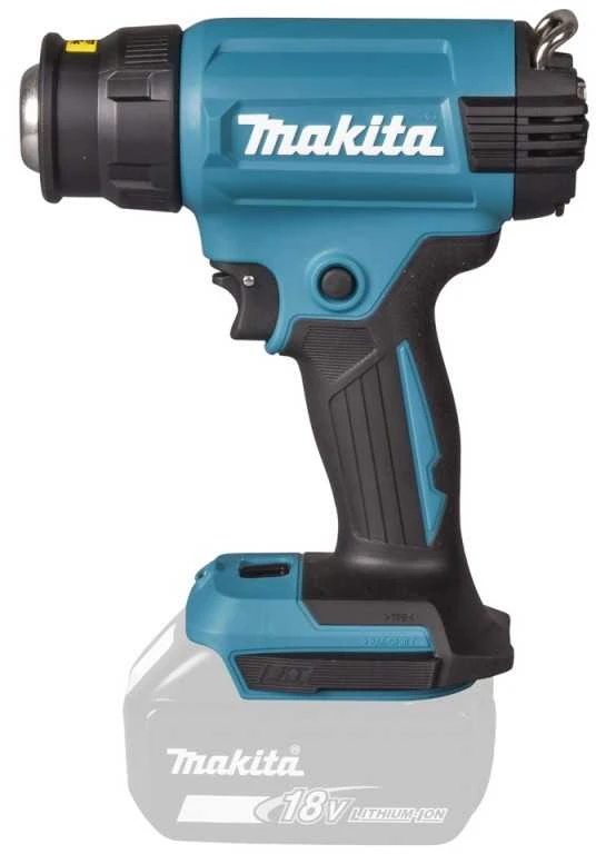 Makita DHG181ZJ LXT KARŠTO ORO FENAS 18V, Reguliuojama temperatūra - 550C°, 120/200 l/min, Be akumuliatorių ir kroviklio!, MAKPACK
