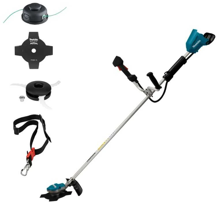 Akumuliatorinė žoliapjovė Makita DUR368AZ, 2x18V, 350mm, bešepetėlinis, be akumuliatorių ir kroviklio