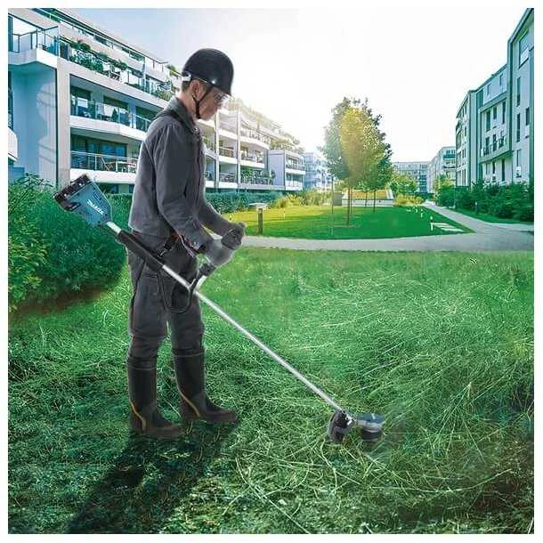 Akumuliatorinė žoliapjovė Makita DUR368AZ, 2x18V, 350mm, bešepetėlinis, be akumuliatorių ir kroviklio