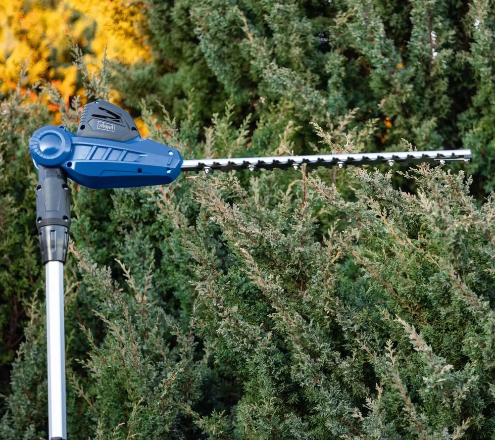 Akumuliatorinės gyvatvorių žirklės-aukštapjovė C-PHTS410-X, Scheppach