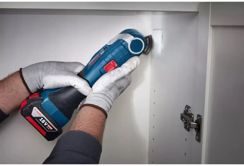 Akumuliatorinis daugiafunkcis įrankis BOSCH GOP 18V-34 be akumuliatoriaus ir kroviklio, kartoninė pakuotė