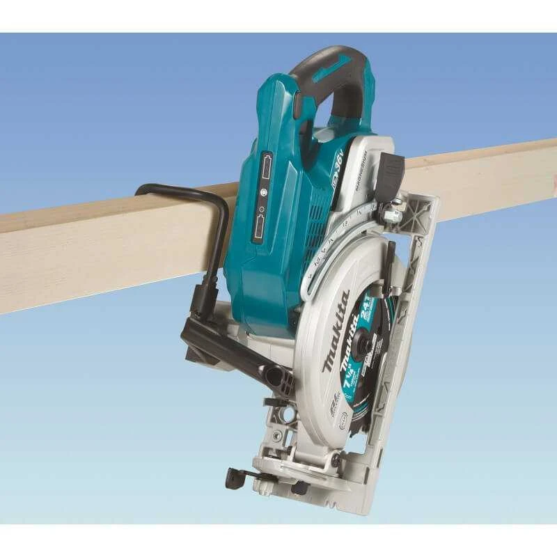 Makita DRS780Z Akumuliatorinis diskinis pjūklas, 2x18V, 65 mm, ø185x30mm, Be akumuliatorių ir kroviklio!