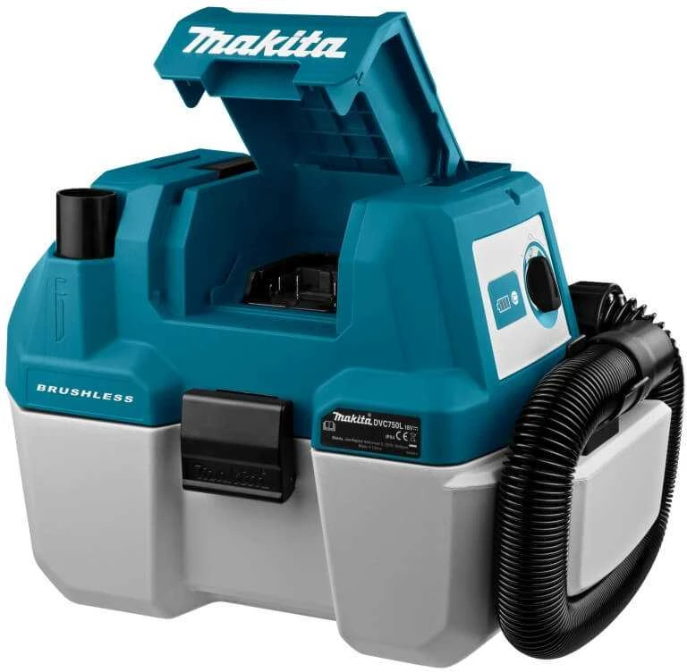 Makita DVC750LZ Akumuliatorinis dulkių siurblys 18V Li-ion; HEPA; Be akumuliatorių ir kroviklio!