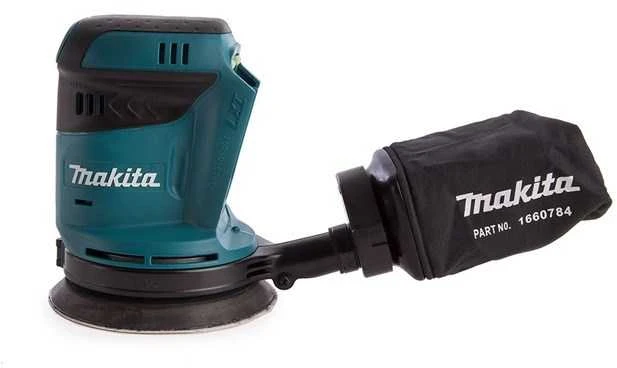 Makita DBO180Z Akumuliatorinis ekscentrinis šlifuoklis 18V, 125mm, Be akumuliatorių ir kroviklio!