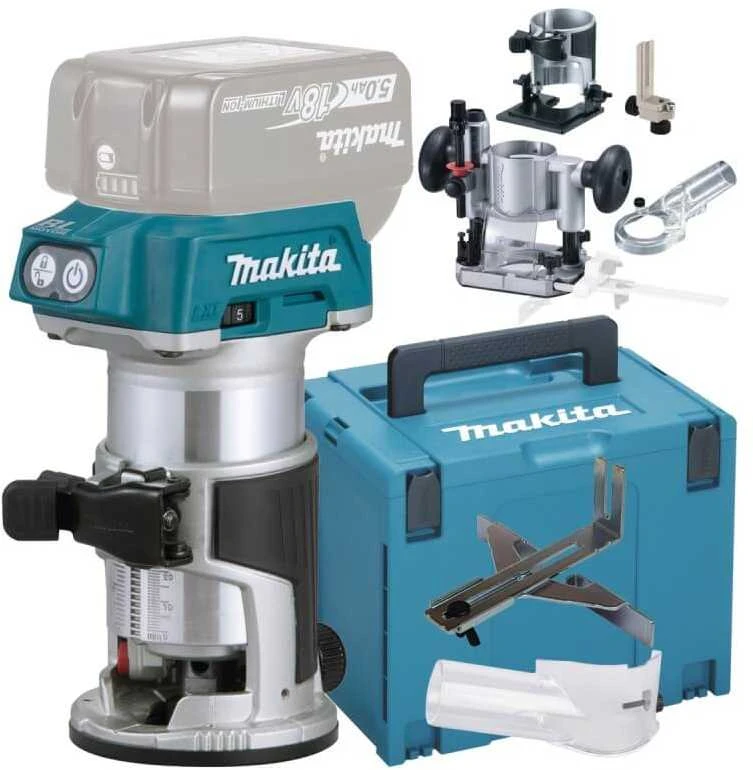 Akumuliatorinė freza Makita DRT50ZJX5