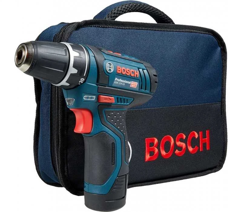 Bosch Akumuliatorinis suktuvas GSR 12V-15 2x2.0Ah Akumuliatorinis Suktuvas