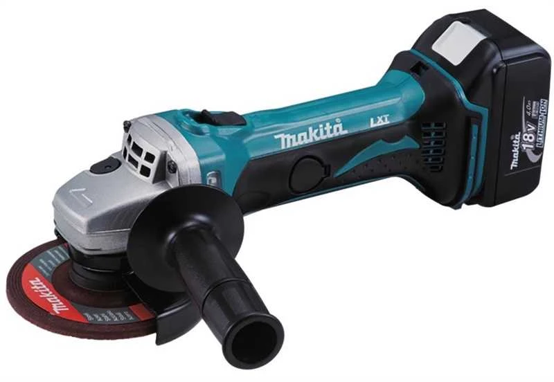 Makita akumuliatorinis kampinis šlifuoklis DGA452Z, 18V, 115 mm, be akumuliatoriaus ir kroviklio