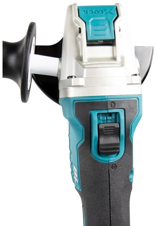 Makita DGA521ZX1 Akumuliatorinis kampinis šlifuoklis 18V, ø125mm, X-LOCK, 8500min-1, BL-motor, be akumuliatorių ir kroviklio!