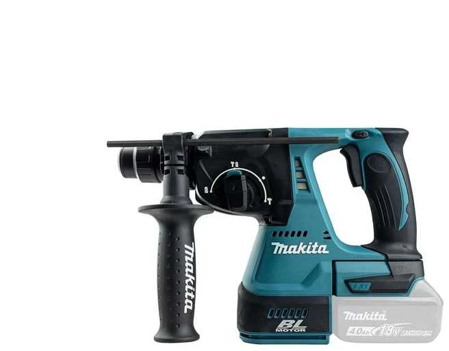 Makita DHR242Z Akumuliatorinis perforatorius, 18 V, SDS-PLUS, 2,0J LED, Be akumuliatorių ir kroviklio!