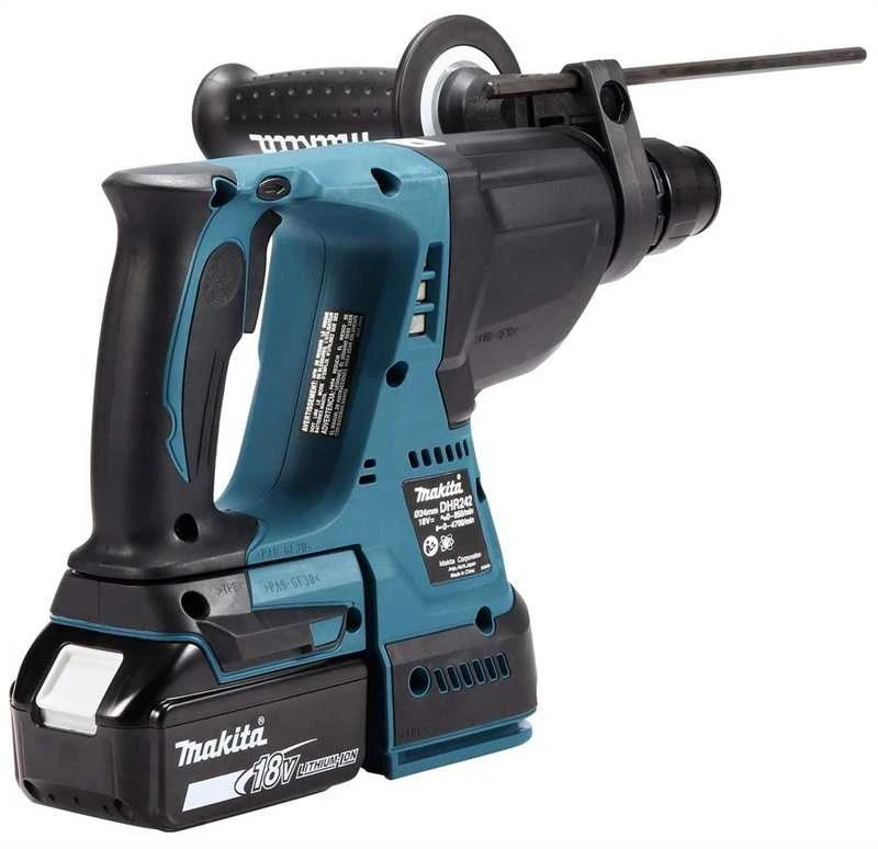 Makita DHR242Z Akumuliatorinis perforatorius, 18 V, SDS-PLUS, 2,0J LED, Be akumuliatorių ir kroviklio!