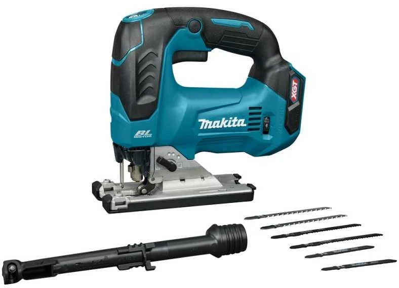Makita JV002GZ Akumuliatorinis siaurapjūklis XGT 40V, bešepetėlinis variklis, 0-3500min¹, 26mm, "Z" versija - komplektuojamas be akumuliatoriaus ir kroviklio