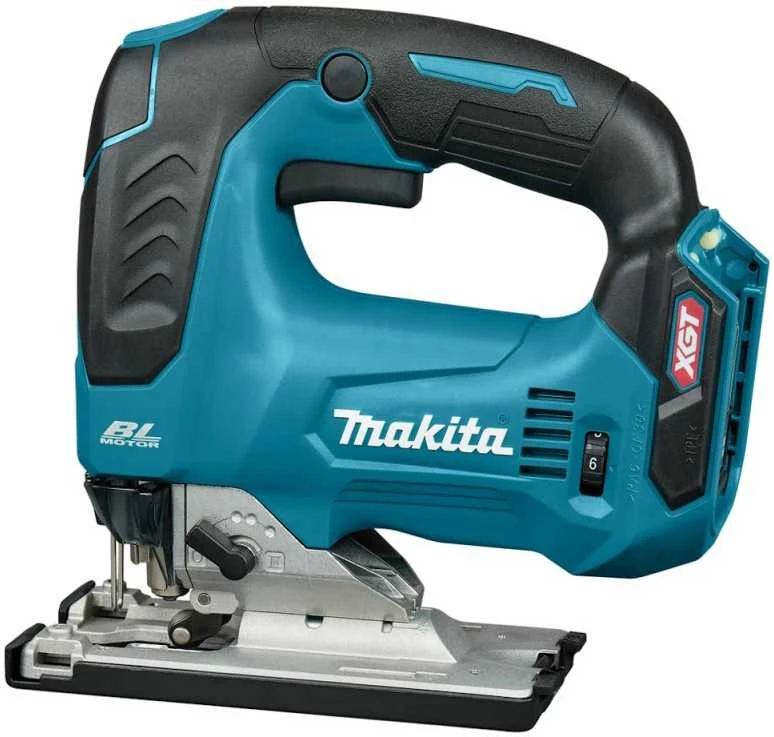 Makita JV002GZ Akumuliatorinis siaurapjūklis XGT 40V, bešepetėlinis variklis, 0-3500min¹, 26mm, "Z" versija - komplektuojamas be akumuliatoriaus ir kroviklio