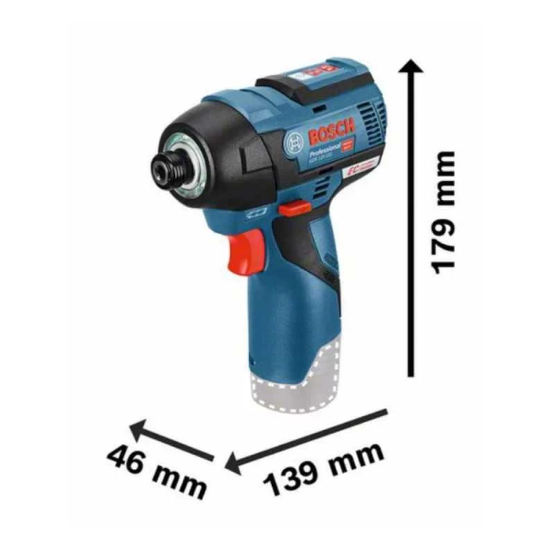 Bosch Akumuliatorinis smūginis suktuvas GDR 12V-110, be akumuliatoriaus ir kroviklio