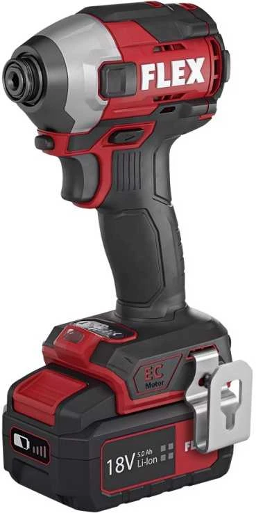 Akumuliatorinis smūginis suktuvas FLEX ID 1/4" 18,0 5,0Ah EC HD