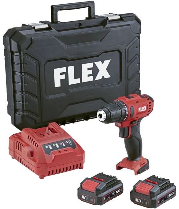 Akumuliatorinis suktuvas-gręžtuvas FLEX DD 2G 10,8V LDBC