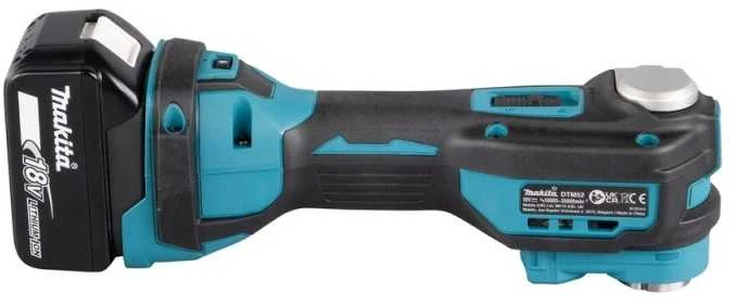 Makita DTM52ZJX4 Akumuliatorinis universalus švytuoklinis įrankis 18V, 10000-20000 jud/min, judesio kampas 3,2°,Starlock MAX, BL-motor, Be akumuliatorių ir kroviklio!