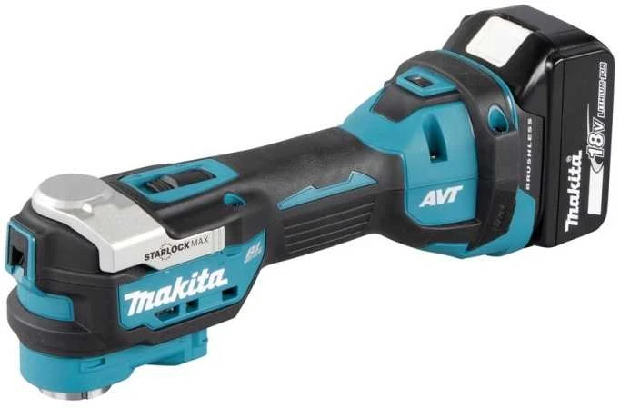Makita DTM52ZJX4 Akumuliatorinis universalus švytuoklinis įrankis 18V, 10000-20000 jud/min, judesio kampas 3,2°,Starlock MAX, BL-motor, Be akumuliatorių ir kroviklio!