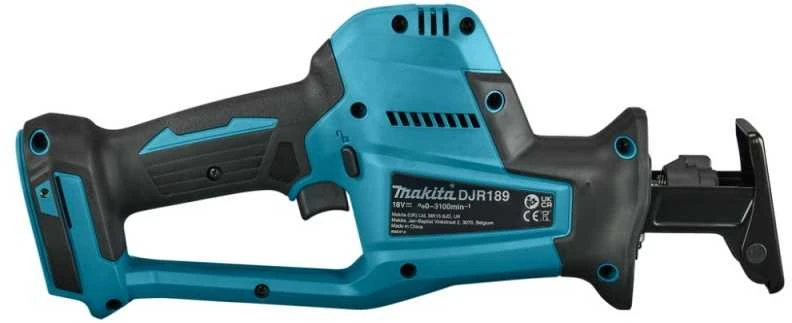 Makita DJR189Z Akumuliatorinis tiesinis pjūklas 18 V, 0 - 3100SPM, 22mm, Be akumuliatorių ir kroviklio!