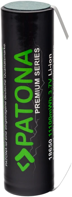 Akumuliatorius 18650 3.7V 3000mAh 3A Li-Ion lituojamas PATONA