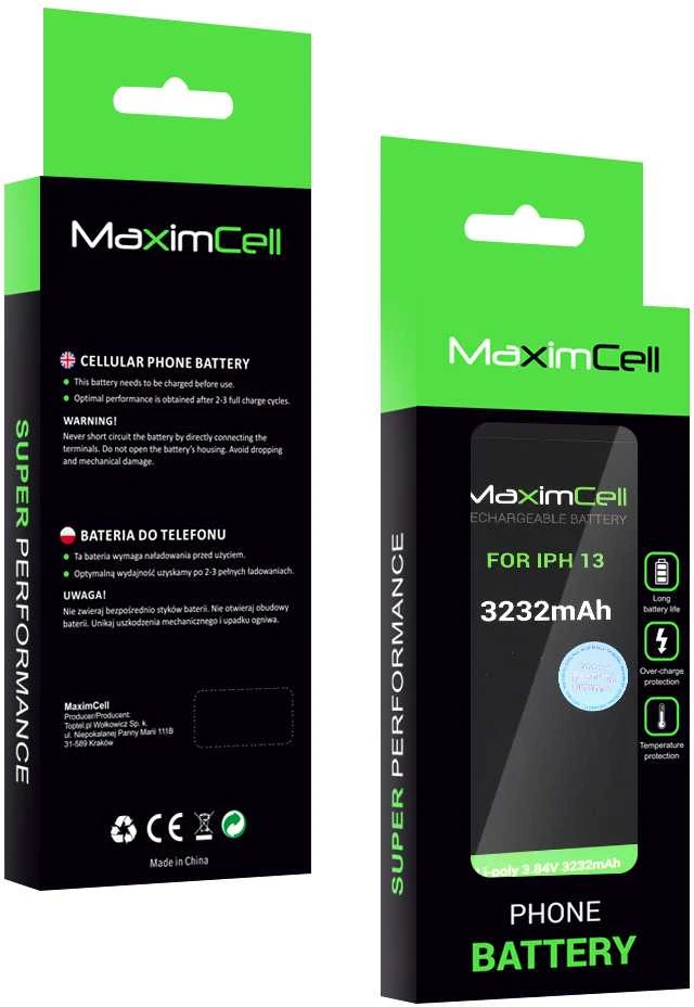 Akumuliatorius Maximcell skirtas Iphone 13 3232mAh Li-poly