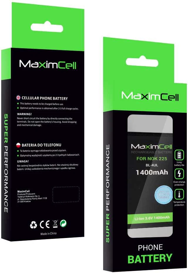 Akumuliatorius Maximcell skirtas Nokia 225 (BL-4UL) 1400mAh Li-ion