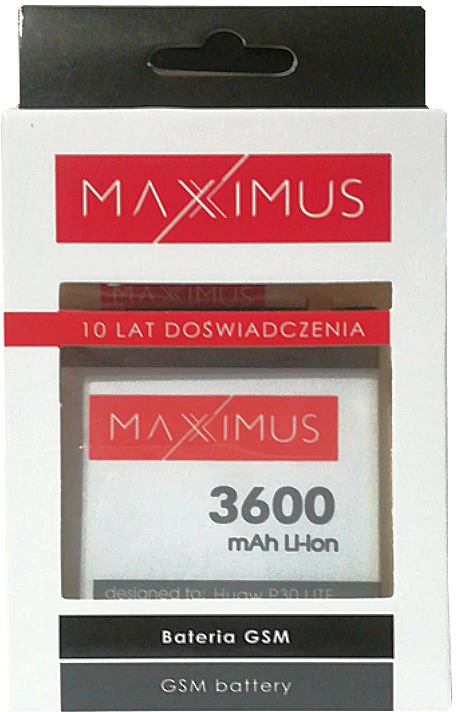 AKUMULIATORIUS MAXXIMUS HUAWEI P30 LITE 3600 mAh Li-Ion, HB356687ECW