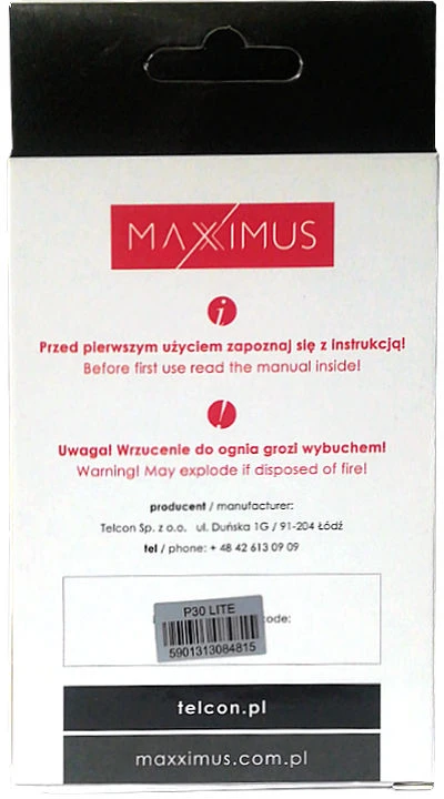 AKUMULIATORIUS MAXXIMUS HUAWEI P30 LITE 3600 mAh Li-Ion, HB356687ECW