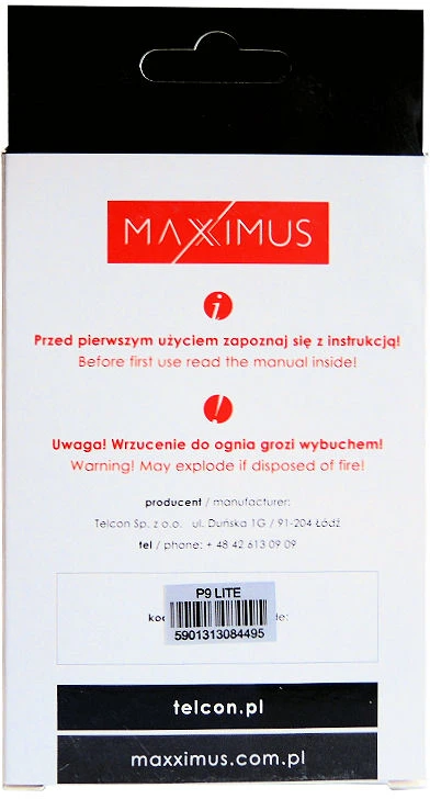AKUMULIATORIUS MAXXIMUS HUAWEI P9 Lite 3000mAh HB366481ECW