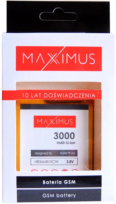 AKUMULIATORIUS MAXXIMUS HUAWEI P9 Lite 3000mAh HB366481ECW