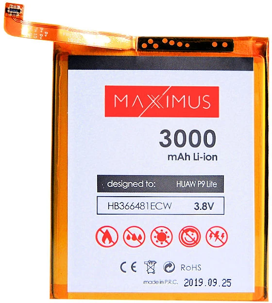 AKUMULIATORIUS MAXXIMUS HUAWEI P9 Lite 3000mAh HB366481ECW
