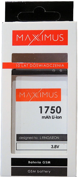AKUMULIATORIUS MAXXIMUS LG FINO / LEON 1750 mAh BL-41ZH